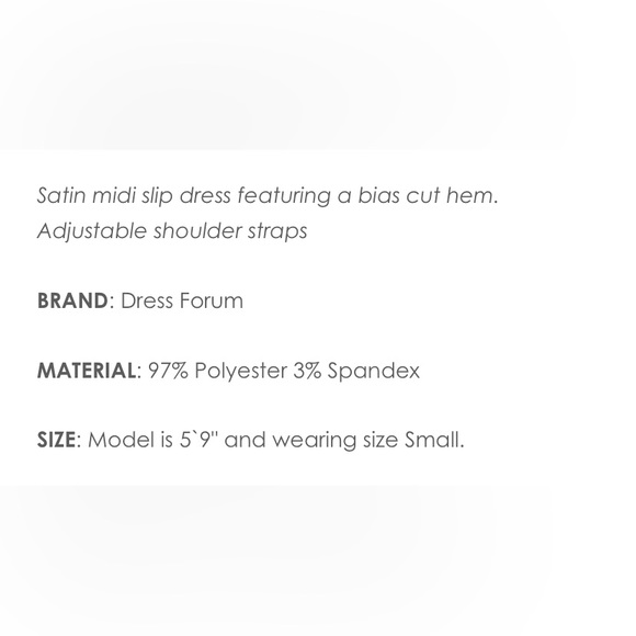 Satin Dress - Picture 6 of 6